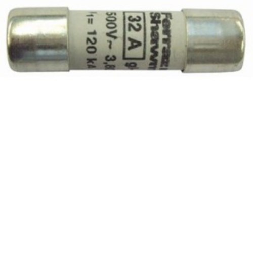 Mersen 22G125 Fuse Link 125A 500VAC Cylindrical Ferrule 22mm Dia x