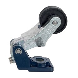 Schmersal 101057486 Position Switch Offset Roller Lever 1NO-1NC Grey Cast Iron Galvanized Silver Contact