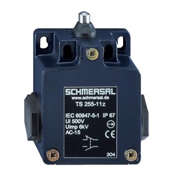 Schmersal 101162753 Position Switch with Safety Function Plunger 1NO-1NC Metal Die Cast Zinc Silver Contact