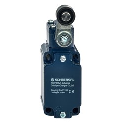 Schmersal 101166367 Position Switch with Safety Function Roller Lever 1NO-1NC Die Cast Light Alloy Silver Contact
