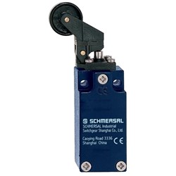 Schmersal 101168161 Position Switch with Safety Function Angle Roller Lever 1NO-1NC Metal Die Cast Zinc Silver Contact