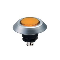 Schmersal 101174520 Front Element Indicator Light LED Yellow 22.3 mm Dia Mount Hole