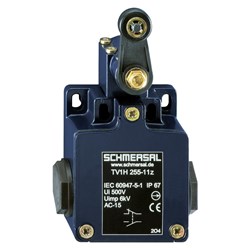 Schmersal 101174684 Position Switch with Safety Function Roller Lever 1NO-1NC Metal Die Cast Zinc Silver Contact