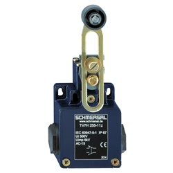 Schmersal 101174995 Position Switch with Safety Function Roller Lever 1NO-1NC Metal Die Cast Zinc Silver Contact