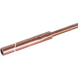 DEHN 103417 Air-Termination Rod 16mm Dia 1500mm L Copper