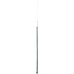 DEHN 105202 Air-Termination Rod W/Adaptor and Earth Clamp 40mm Dia 2000mm L Aluminium