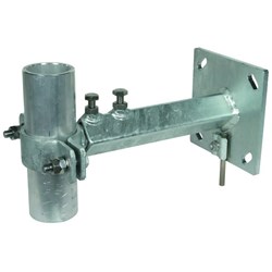 DEHN 105345 Mount Bracket 40mm W 3mm D 30mm H M10 x 30mm M10 x 45mm Steel