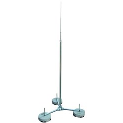 DEHN 105500 Air-Termination Rod W/Hinged Tripod 10mm Dia Round Conductor 5000mm L Steel