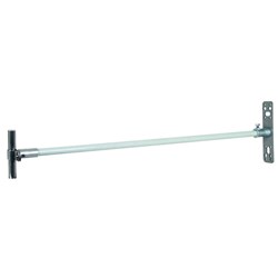 DEHN 106120 ISO Spacer W/Fixing Plate 690mm L 17mm W 4mm D 72mm H Stainless Steel RAL 7035 Grey
