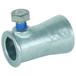 DEHN 106126 Fixing Bush W/Lock Screw 23mm 3mm W 4mm D 5mm H M8 x 12mm Die Cast Zinc