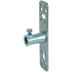 DEHN 106127 Fixing Plate W/Socket 5mm W 4mm D 17mm H Die Cast Zinc
