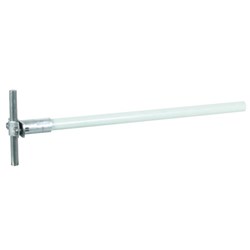 DEHN 106165 ISO Spacer Without Fixing Element 515mm L 4mm W 2mm D 53mm H Stainless Steel