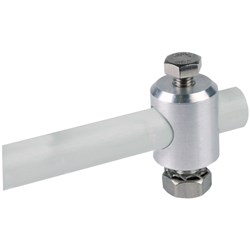 DEHN 106301 Fixing Bolt W/Screw Nut and Toothed Lock Washer 3mm W 6mm H M8 x 12mm Stainless Steel