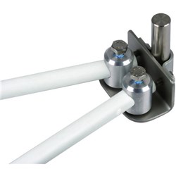 DEHN 106325 Angled Support Air-Termination Rod Adapter 16mm Stainless Steel