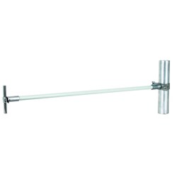 DEHN 106328 Spacer W/Clamp 690mm L 10mm W 3mm D 76mm H Glass Reinforced Polyester 304 Stainless Steel