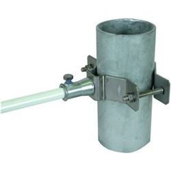 DEHN 106353 Pipe Clamp W/Socket 10mm W 4mm D 16mm H M8 x 70mm M8 x 12mm Die Cast Zinc 304 Stainless Steel