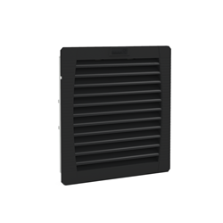 Pfannenberg 11760002050 Exhaust Filter 230VAC 24 to 250VDC IP54 292W 292H Thermoplastic RAL9011 Black