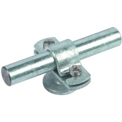 DEHN 275116 Rod Holder W/Flange Screw Clamp Mount M8 Die Cast Zinc