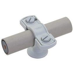 DEHN 275225 Conductor Holder M6 x 13mm Screw Screw Clamp Mount 4mm W 3mm D 7mm H M8 Plastic Grey