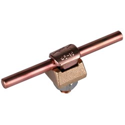 DEHN 301017 KS Connector W/Spring Washer M10 Screw 3mm W 4mm H Stainless Steel