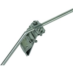 DEHN 338009 Gutter Clamp W/Twin Screw Cleat 7-10mm M6 x 16mm Screw Stainless Steel