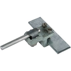 DEHN 370014 Connection Clamp W/KS Screw 1-12mm M6 x 25mm Screw Malleable Cast Iron