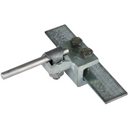 DEHN 370018 Connection Clamp W/KS Screw 8-18mm M8 x 20mm Screw Malleable Cast Iron