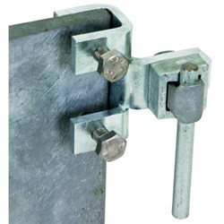 DEHN 372120 Vertical Connection Clamp W/KS Connector 3-18mm M8 x 25mm Screw Steel