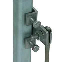 DEHN 372249 Horizontal Connection Clamp 18-35mm M8 x 25mm Screw Stainless Steel