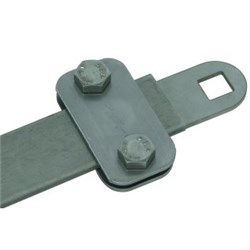DEHN CLAMPING PIECE STST WITH SQUARE HOLED 11MM FOR FI=30X4MM380129 380129