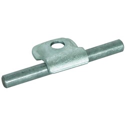 DEHN 390110 Clamping Piece 3mm W 1mm D 3mm H Galvanised Steel