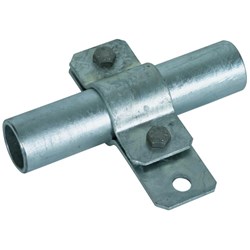 DEHN 410038 Earthing Pipe Clamp 17mm 11mm M10 x 25mm Screw Steel