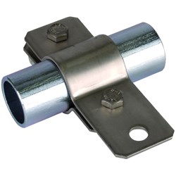 DEHN 410329 Earthing Pipe Clamp 27mm 11mm M10 x 25mm Screw Stainless Steel