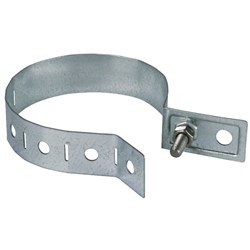 DEHN 423020 Downpipe Clamp 60-150mm 10.5mm M8 x 25mm Screw Steel