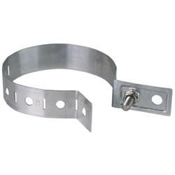 DEHN 423021 Downpipe Clamp 60-150mm 10.5mm M8 x 25mm Screw Aluminium