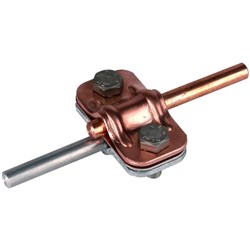 DEHN 460517 Bimetallic Disconnecting Clamp 8-10mm M8 x 20mm Screw Copper Steel