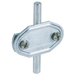 DEHN 480003 Number Plate Without Number M6 x 16mm Screw 3mm W 2mm D 6mm H Aluminium