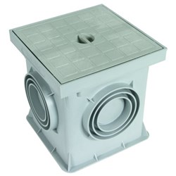 DEHN 549051 UF Test Joint Box 197mm W 204mm D 197mm H Plastic RAL 7035 Grey