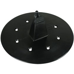 DEHN 552030 Roof Bushing 250mm W 113mm H Plastic Black