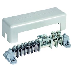 DEHN 563010 Equipotential Bonding Busbar 7 x 2.5-25sq-mm 200mm W 56mm D 66mm H