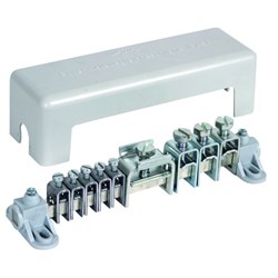DEHN 563020 Equipotential Bonding Busbar 5 x 2.5-25sq-mm 200mm W 56mm D 66mm H