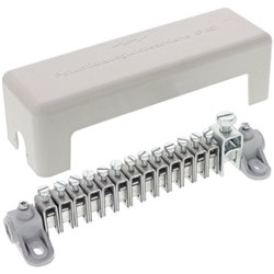 DEHN 563030 Equipotential Bonding Busbar 13 x 2.5-25sq-mm 200mm W 56mm D 66mm H