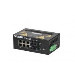 Red Lion 708FXE2-SC-40 Managed Industrial Ethernet Switch 6 x 10/100 Base-TX RJ45 2 x 100 Base-FX -Port 10-30VDC