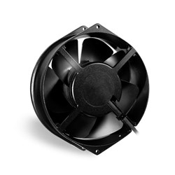 Fandis A17M23SWBMTO Axial Frame Fan 331cu-m/h 391cu-m/h 230VAC IP44 150W 172H Die-Cast Aluminum Black