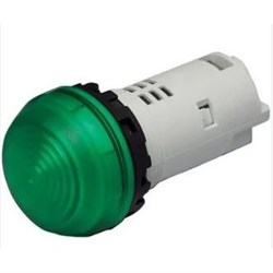 IDEC AP22M-2QHG Pilot Light Green 120VAC 22mm Dia Mount Hole