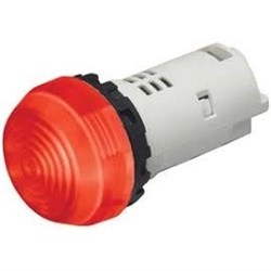 IDEC AP22M-2QHR Pilot Light Red 120VAC 22mm Dia Mount Hole
