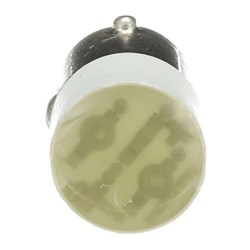 ABB BA9S12LEDG Pilot Device LED Bulb Yellow 12VAC/VDC BA9S Lamp Base