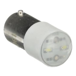 ABB BA9S130LED Pilot Device LED Bulb White 130VAC/VDC BA9S Lamp Base