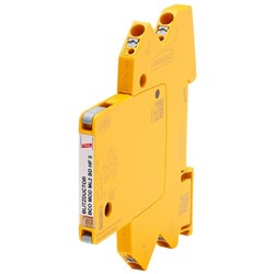DEHN BCOML2BDHF5 Modular Arrester 3kA 1.5kA 0.75A 6/8.5VAC/DC Push-In 35mm DIN Rail 89.7mm H IP20