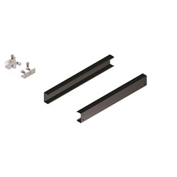 Elsteel BPP10121 Plinth Profile 2000mmL Mild Steel RAL9005 Black For Techno Modular Switchboards
